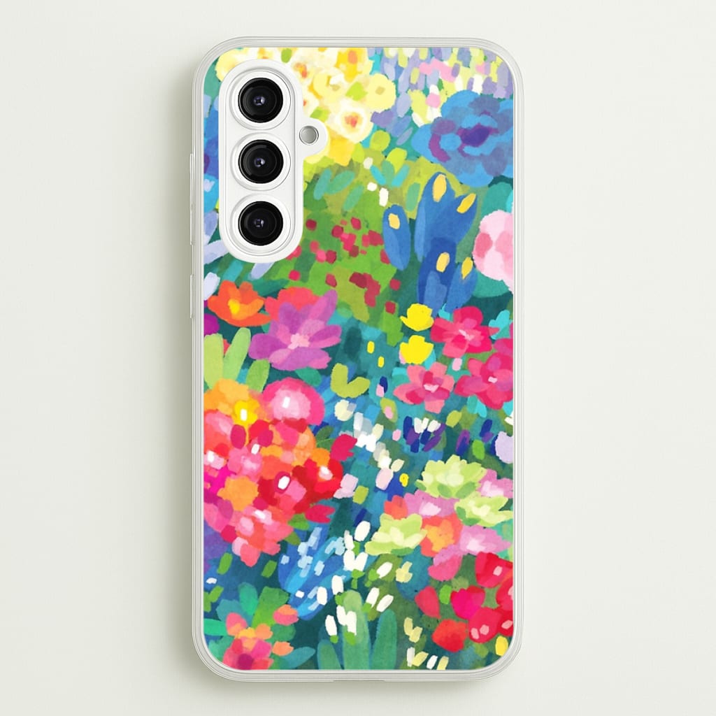 Colourful Floral Pattern - Floral Phone Case for Galaxy A16