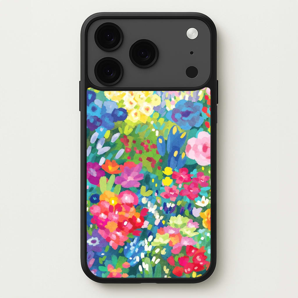 Colourful Floral Pattern Phone Case for iPhone 17 Pro