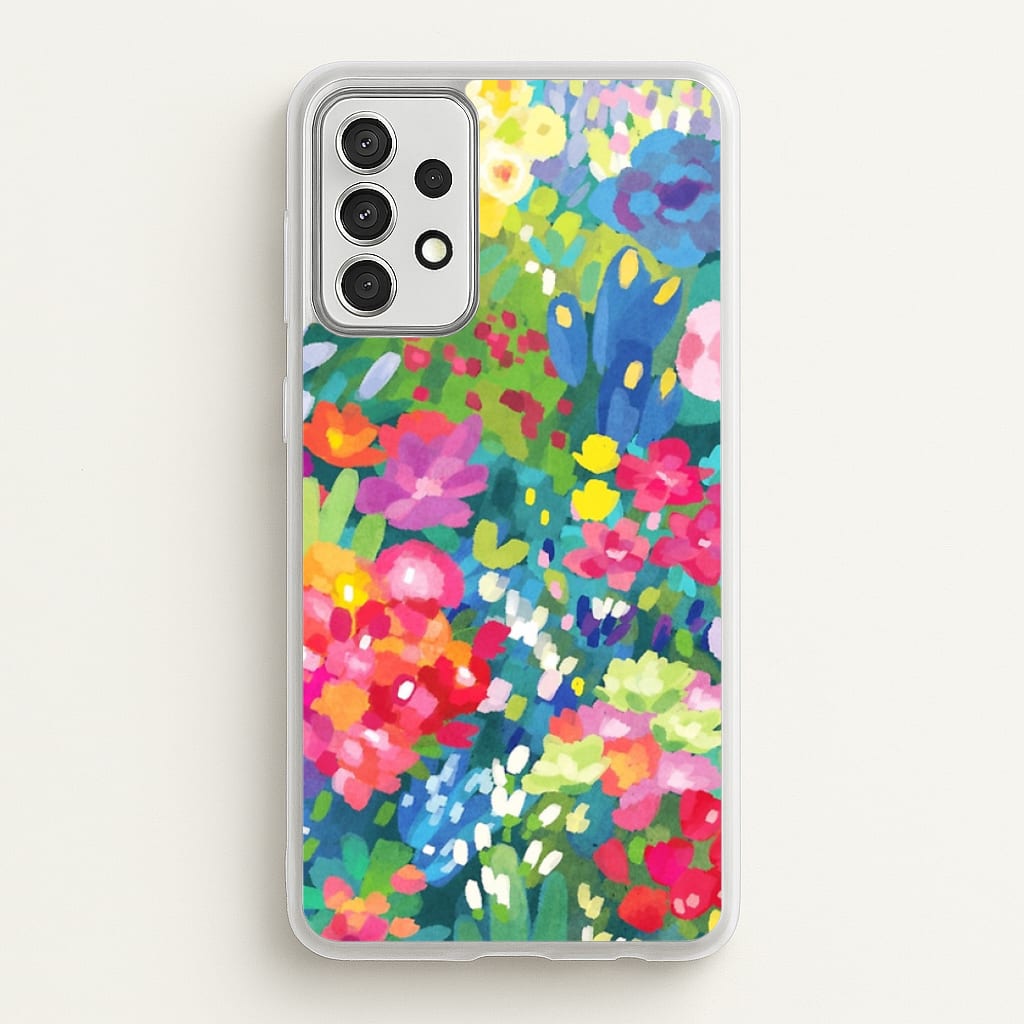Colourful Floral Pattern - Floral Phone Case for Galaxy A52 / A52s