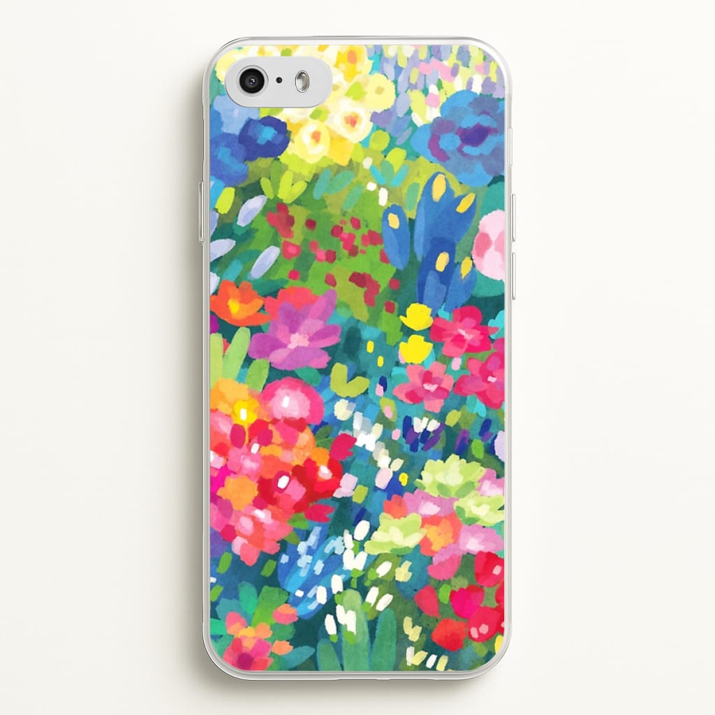 Colourful Floral Pattern - Floral Phone Case for iPhone 5 / 5s / SE 2016