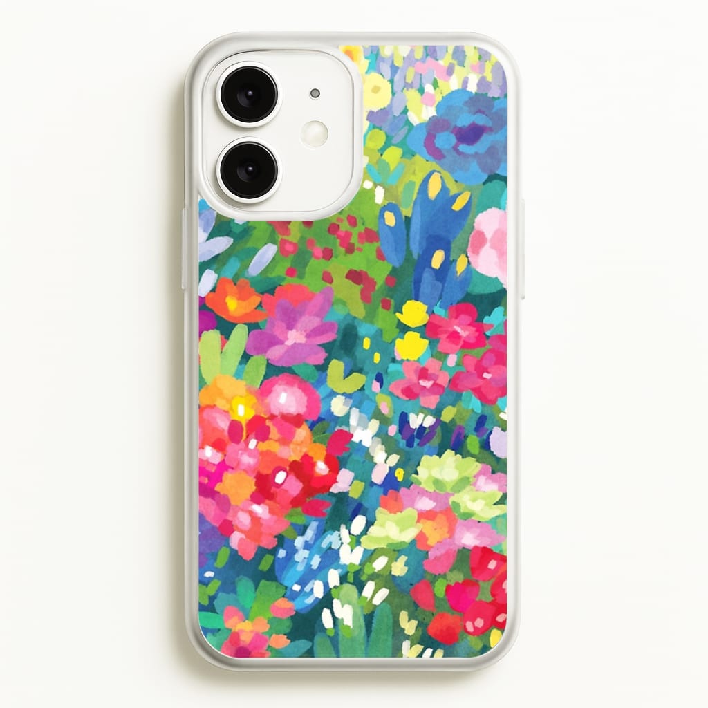 Colourful Floral Pattern - Floral Phone Case for iPhone 11