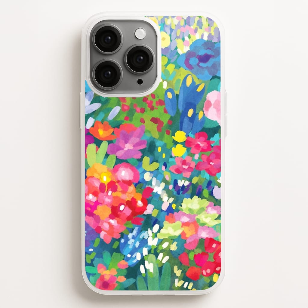 Colourful Floral Pattern - Floral Phone Case for iPhone 12 Pro Max