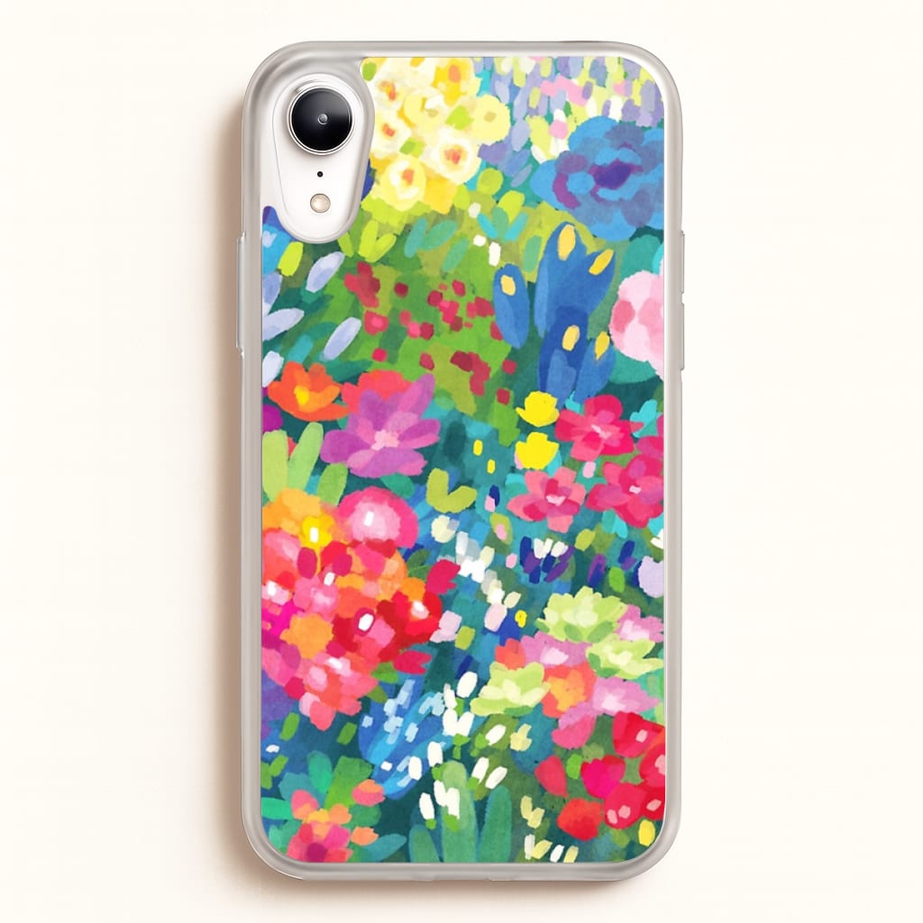 Colourful Floral Pattern - Floral Phone Case for iPhone XR
