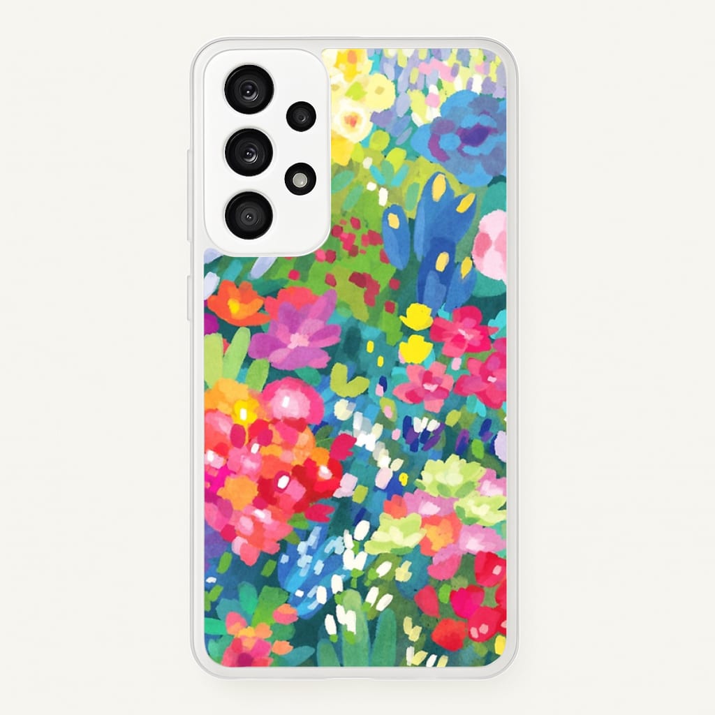 Colourful Floral Pattern - Floral Phone Case for Galaxy A33