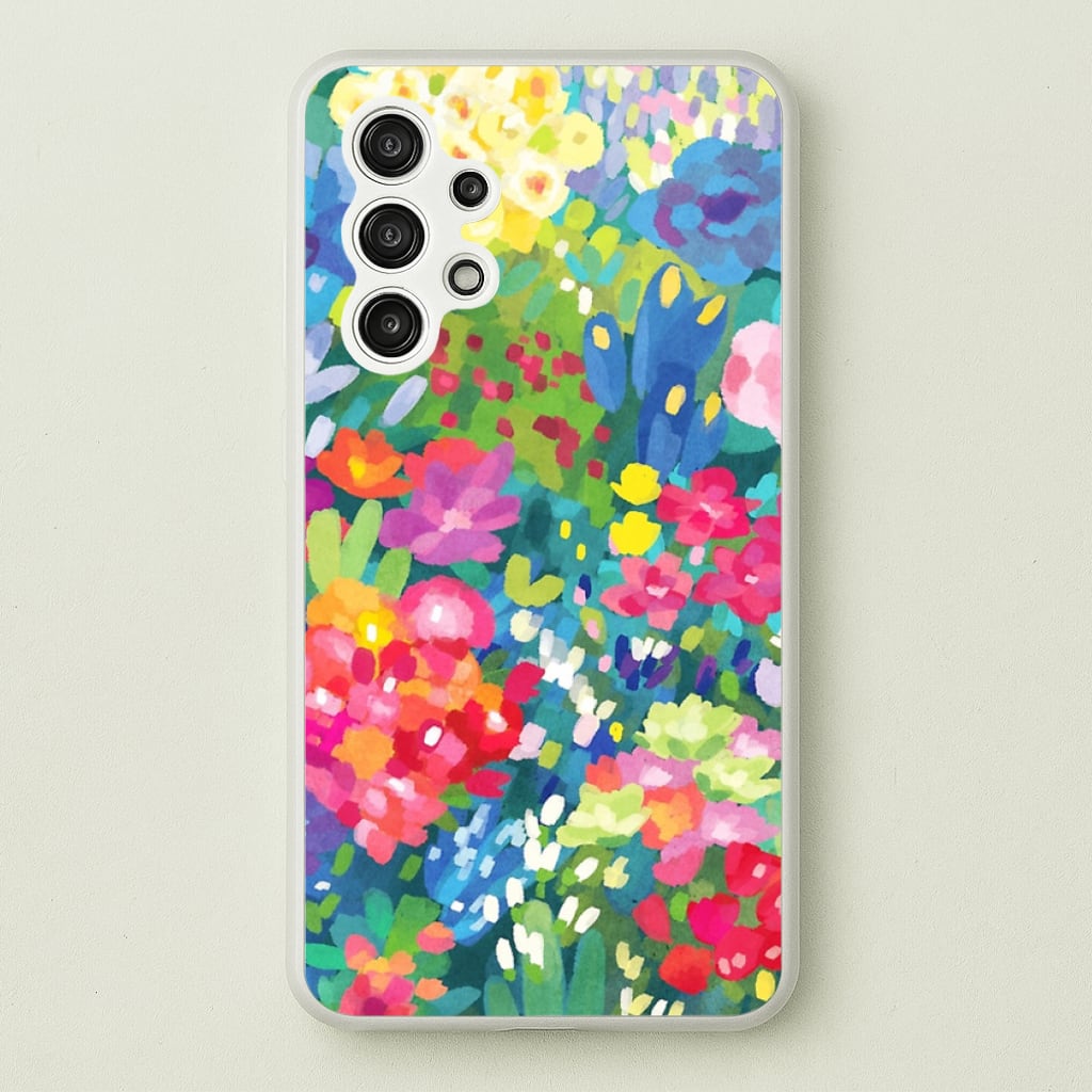 Colourful Floral Pattern - Floral Phone Case for Galaxy A13