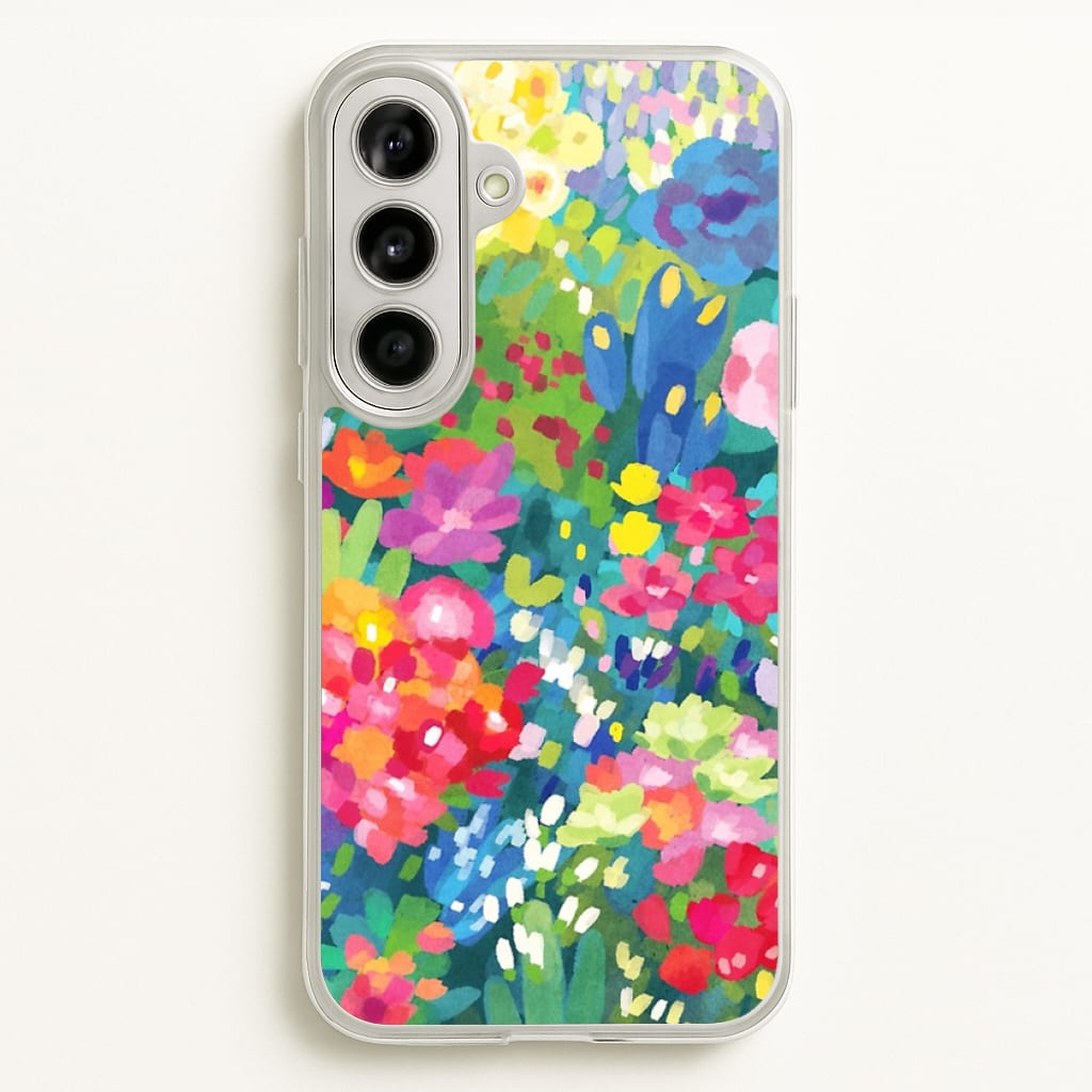 Colourful Floral Pattern - Floral Phone Case for Galaxy A56