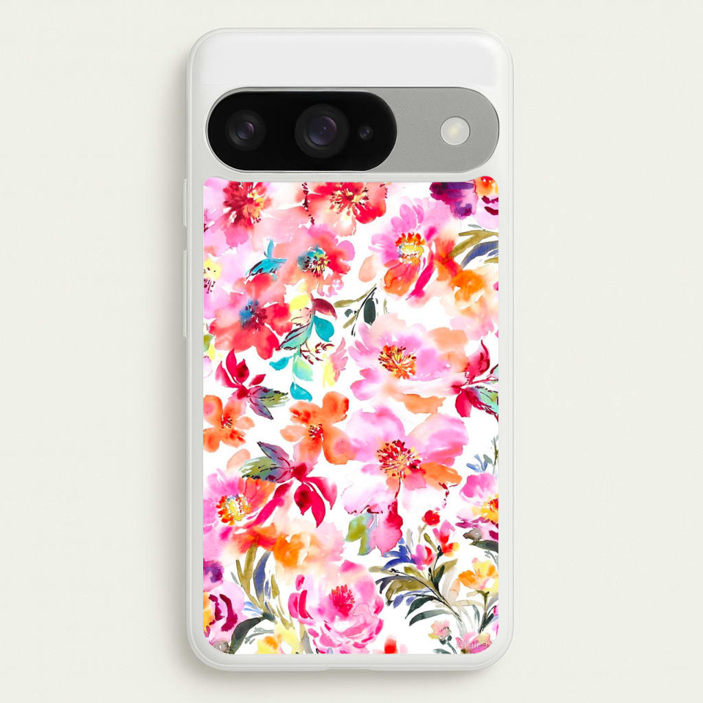 Spring Floral Pattern Phone Case for Google Pixel 10 / 10 Pro