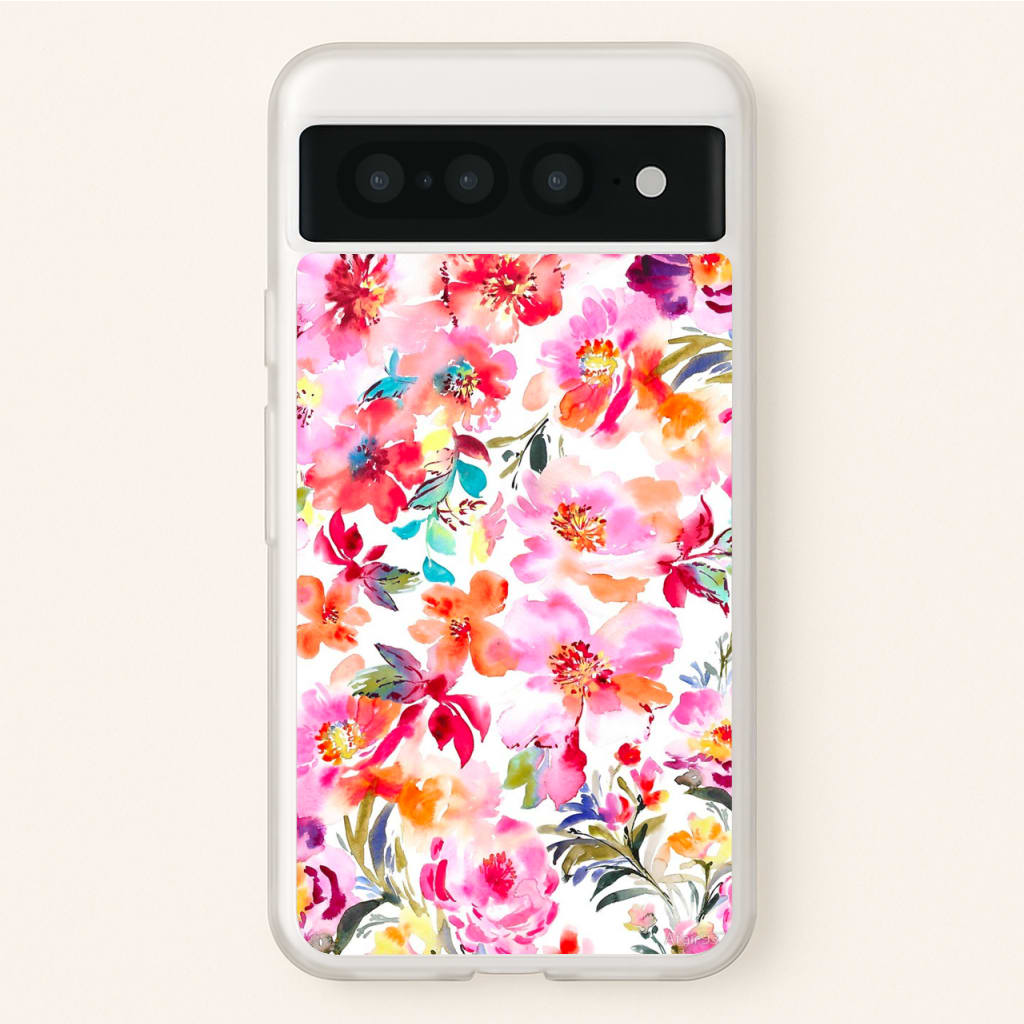 Spring Floral Pattern - Floral Phone Case for Google Pixel 7 Pro