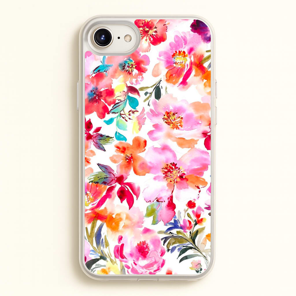Spring Floral Pattern - Floral Phone Case for iPhone 6 / 7 / 8 / SE