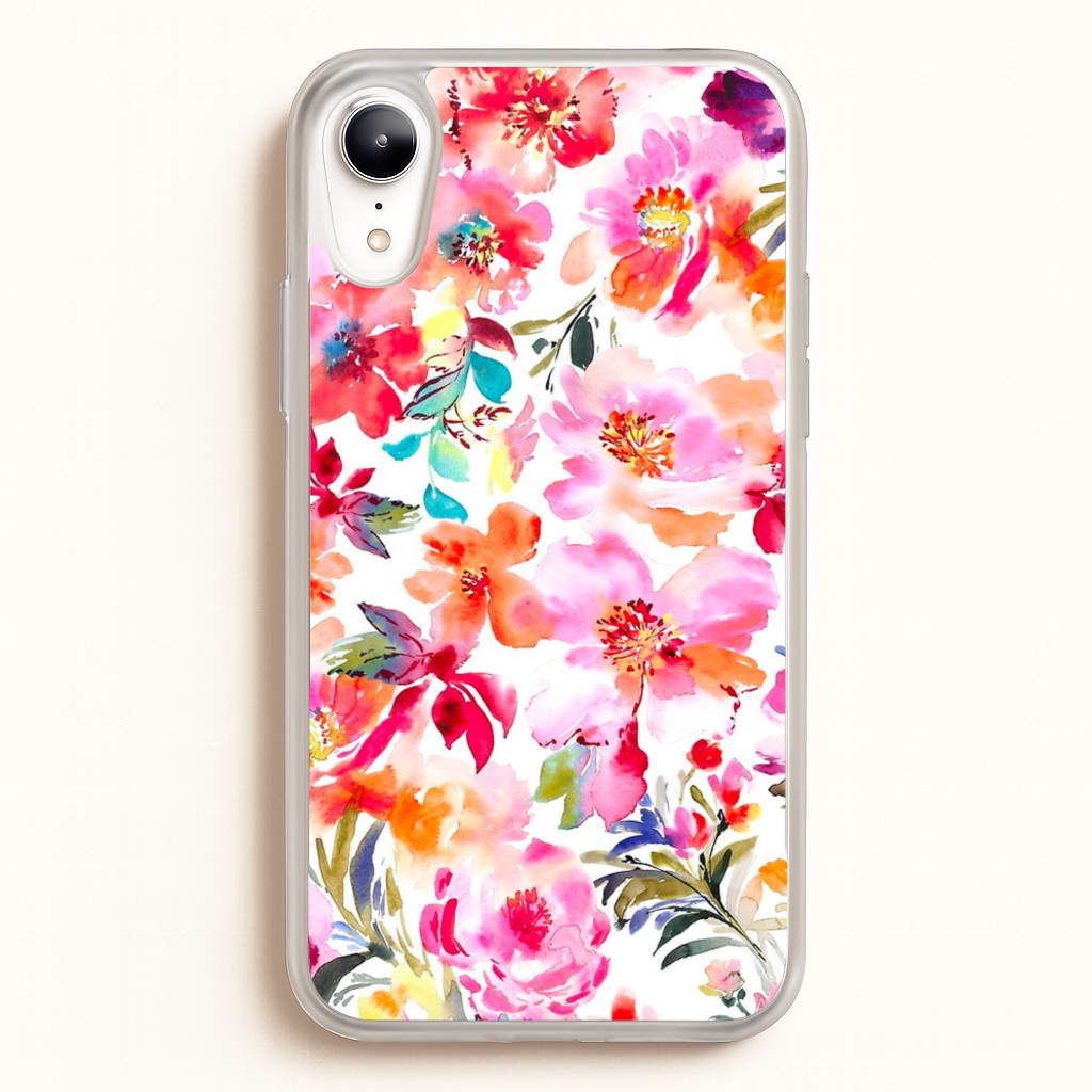 Spring Floral Pattern - Floral Phone Case for iPhone XR