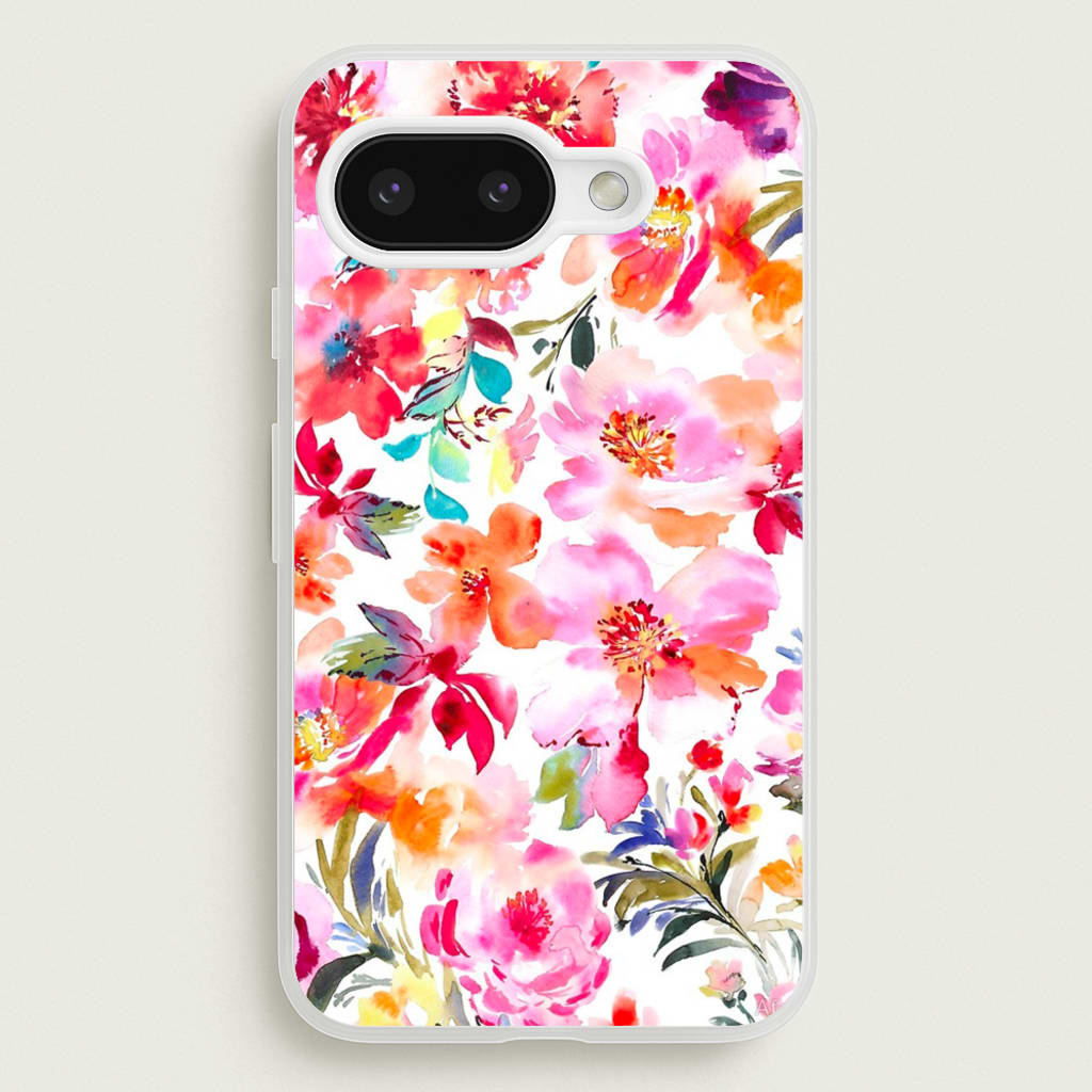 Spring Floral Pattern - Floral Phone Case for Google Pixel 9a