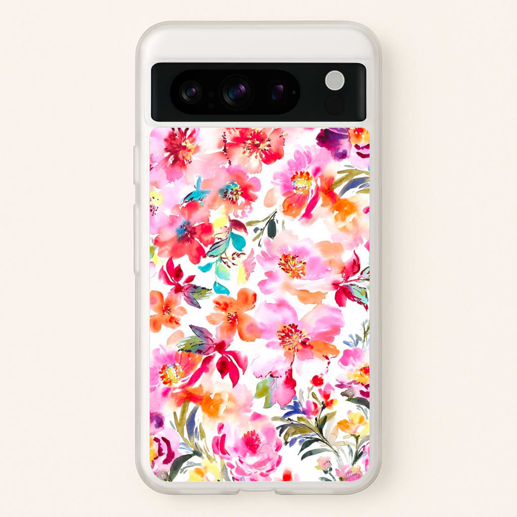 Spring Floral Pattern - Floral Phone Case for Google Pixel 8 Pro