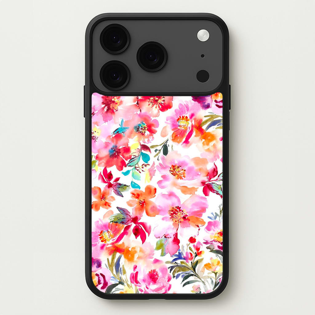 Spring Floral Pattern Phone Case for iPhone 17 Pro Max