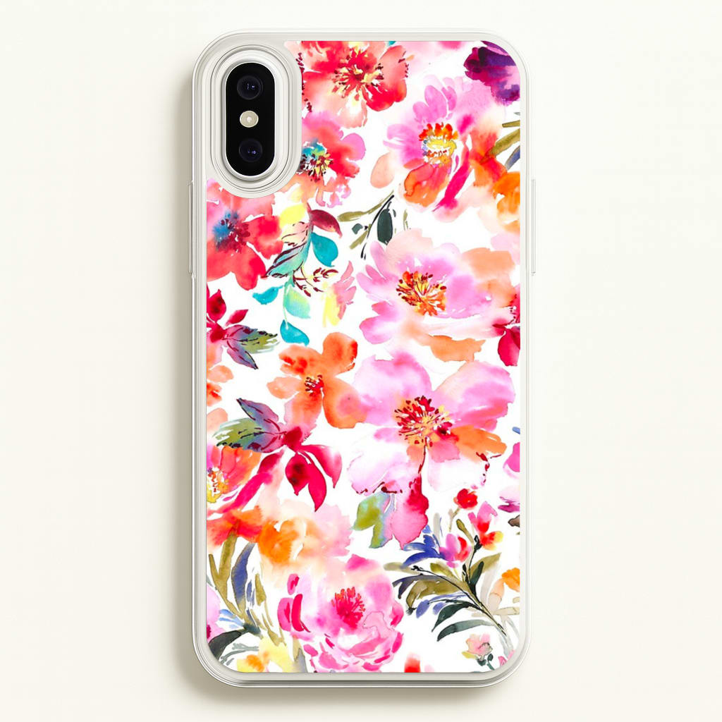Spring Floral Pattern - Floral Phone Case for iPhone XS Max