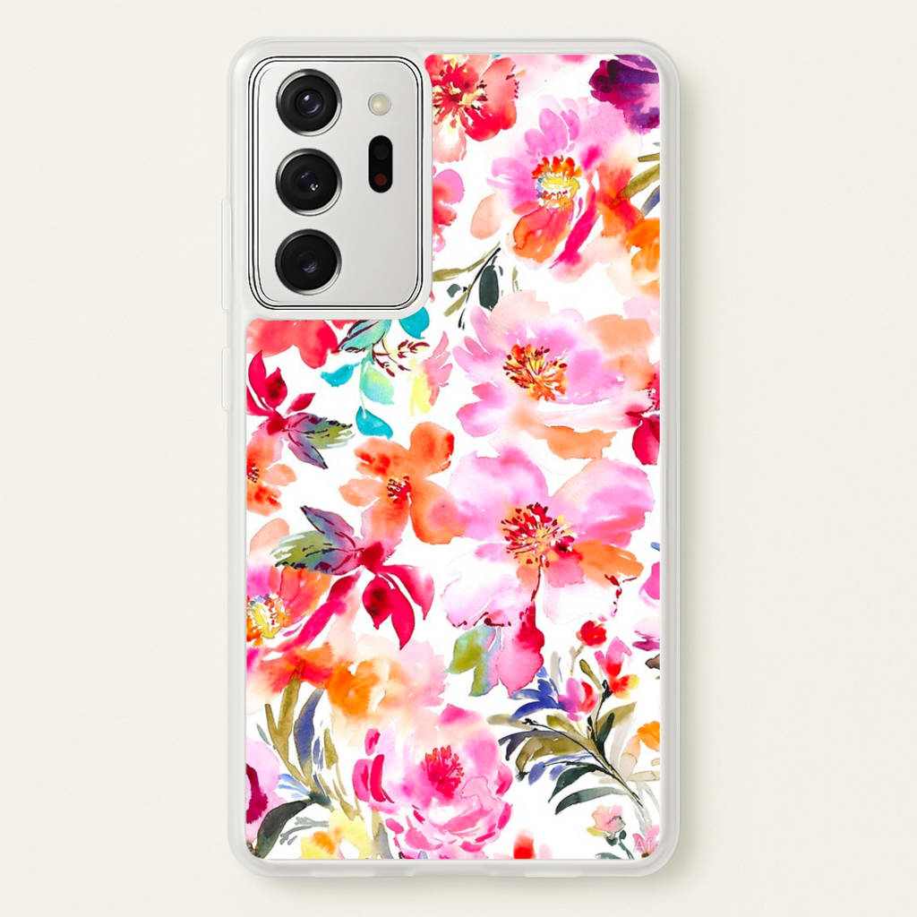 Spring Floral Pattern - Floral Phone Case for Galaxy Note 20 Ultra