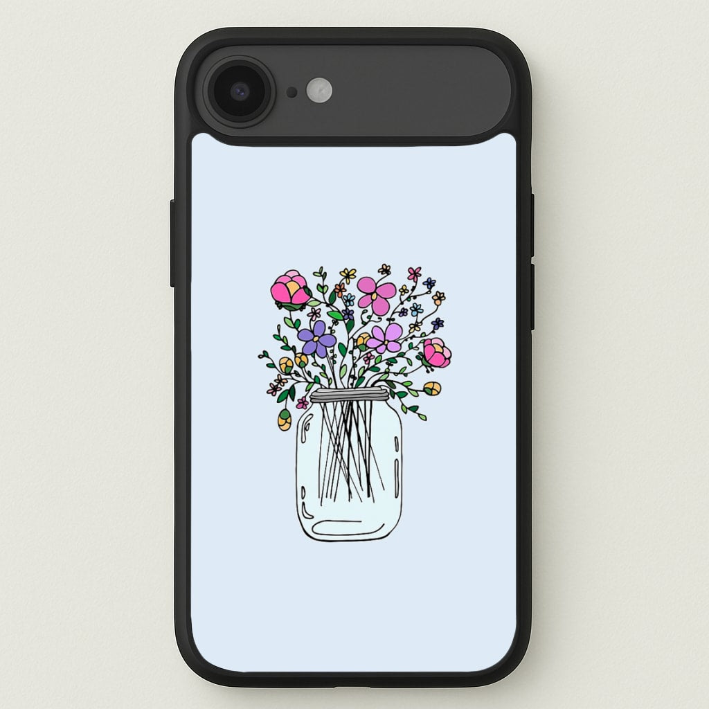 Cartoon Flower Jar Phone Case for iPhone 17 Air