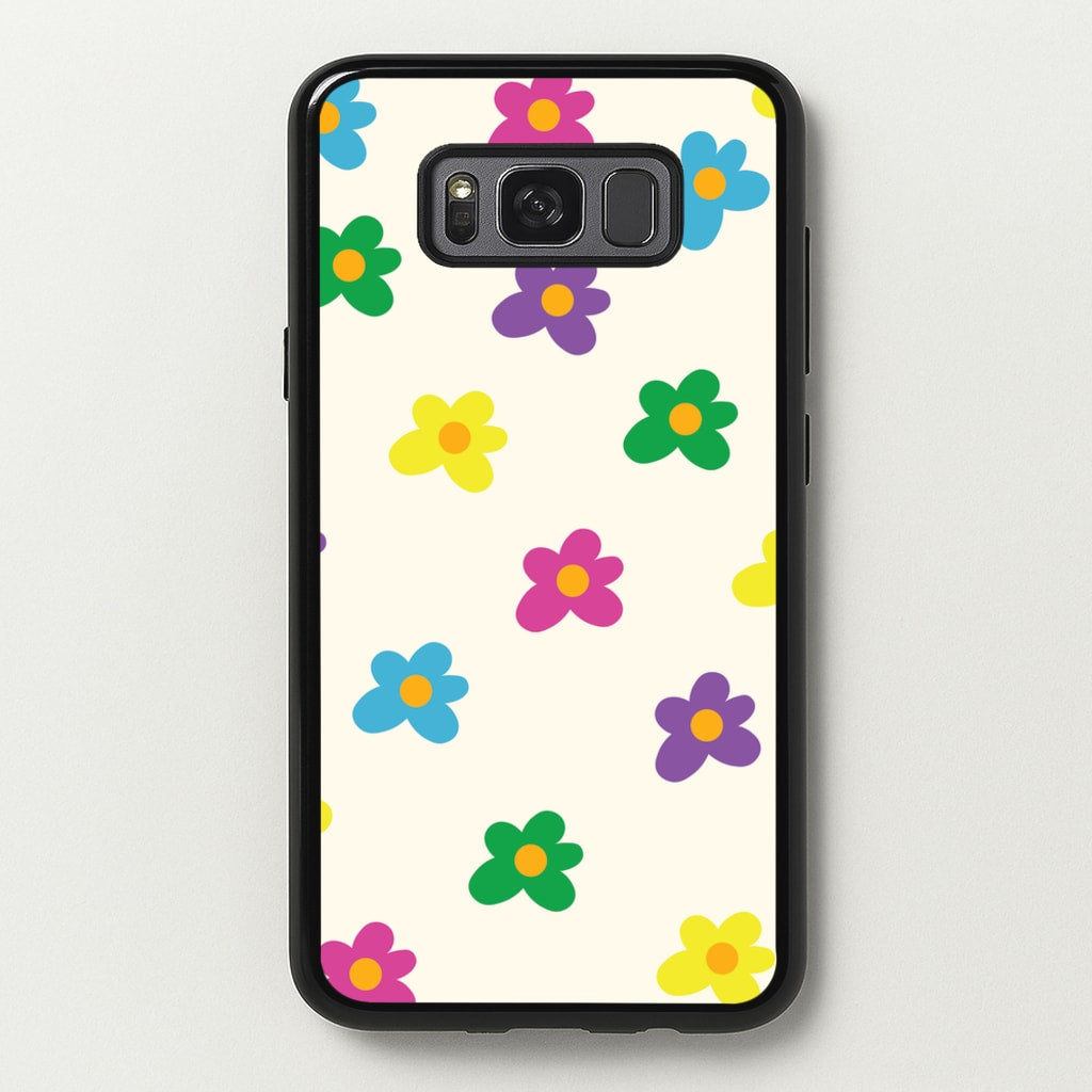 Cute Flower Pattern - Floral - Floral Phone Case for Galaxy S8