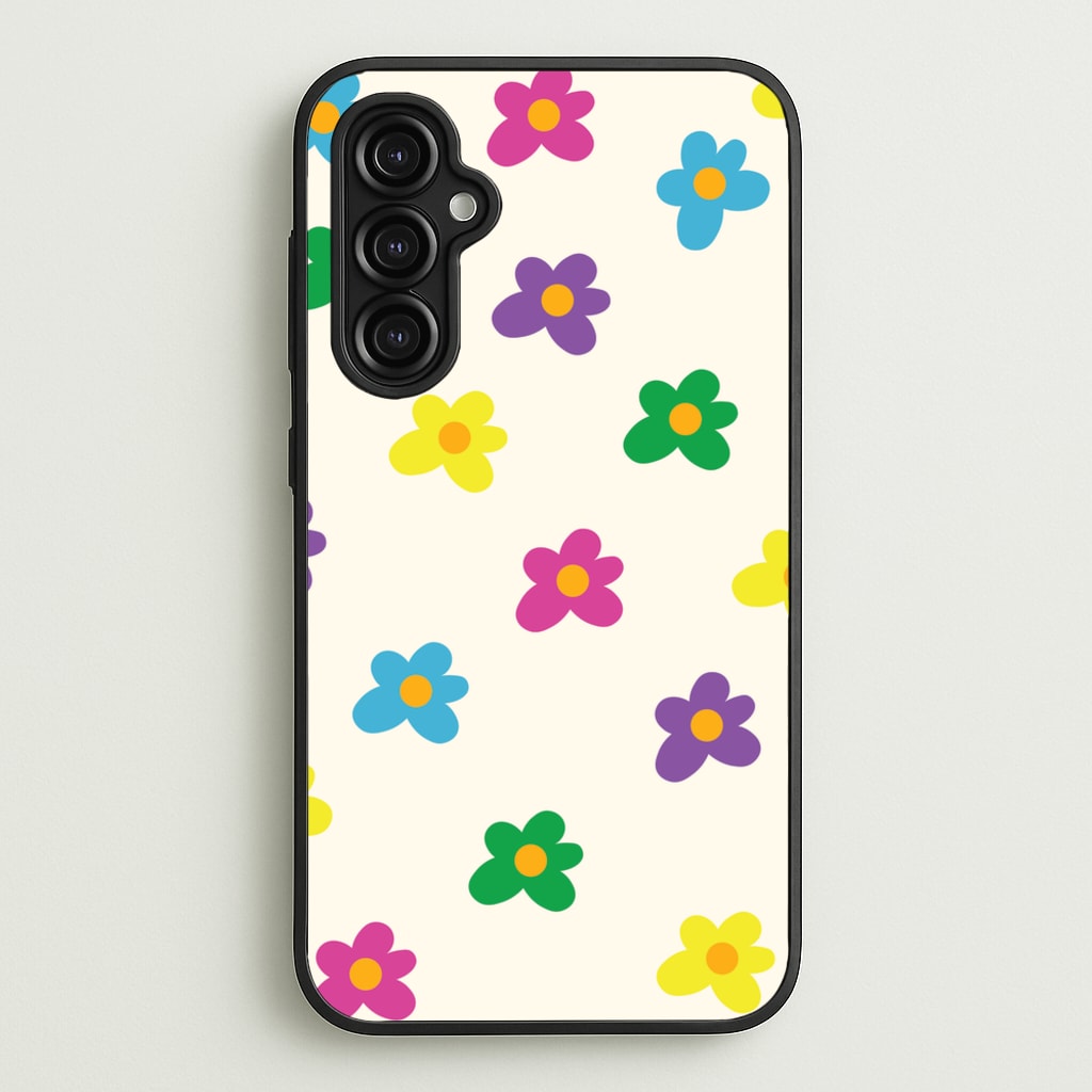 Cute Flower Pattern - Floral - Floral Phone Case for Galaxy A14