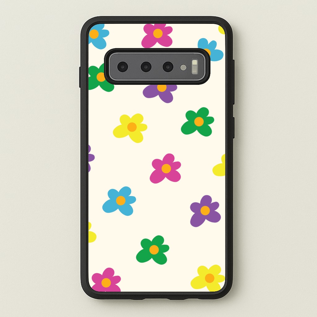 Cute Flower Pattern - Floral - Floral Phone Case for Galaxy S10 Plus