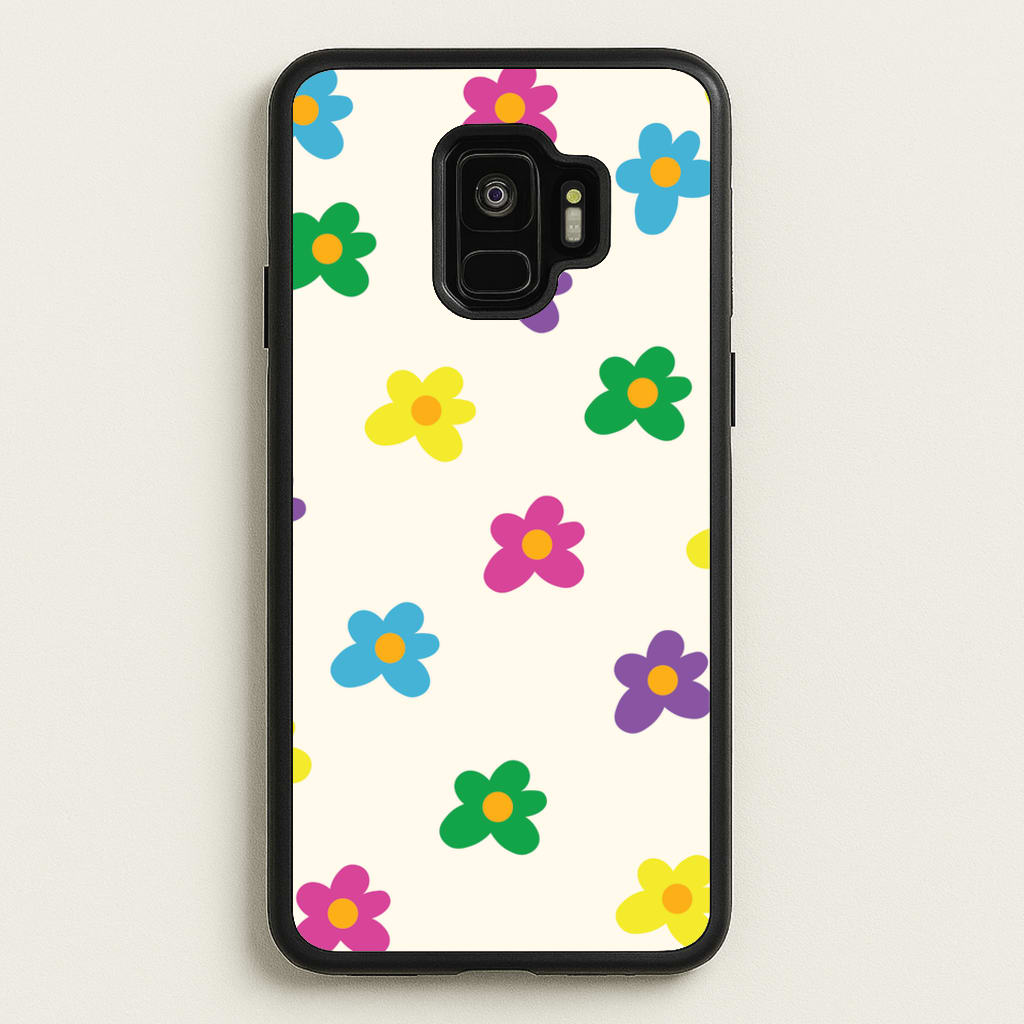 Cute Flower Pattern - Floral - Floral Phone Case for Galaxy S9