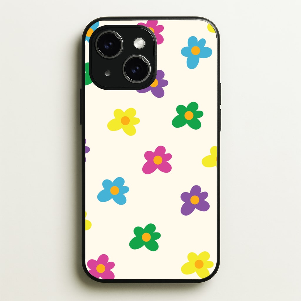 Cute Flower Pattern - Floral - Floral Phone Case for iPhone 15