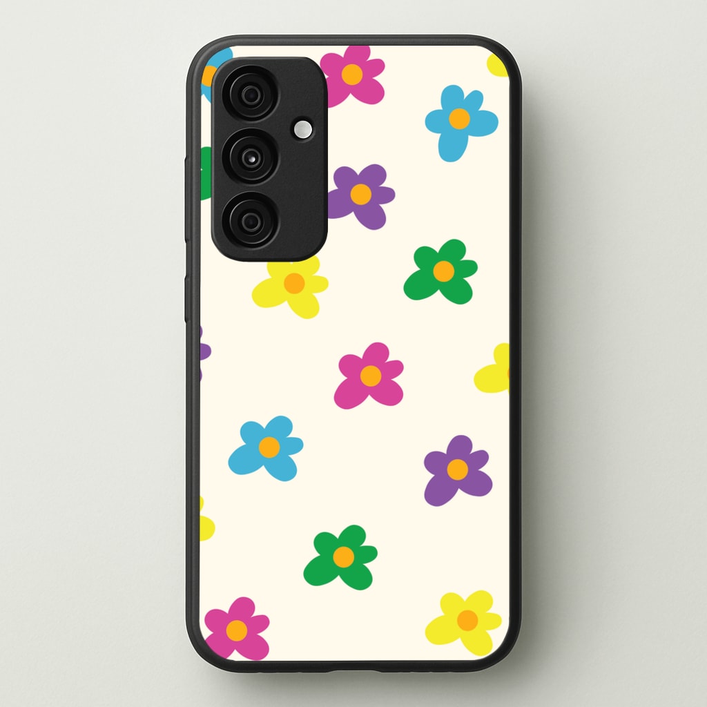 Cute Flower Pattern - Floral - Floral Phone Case for Galaxy A35