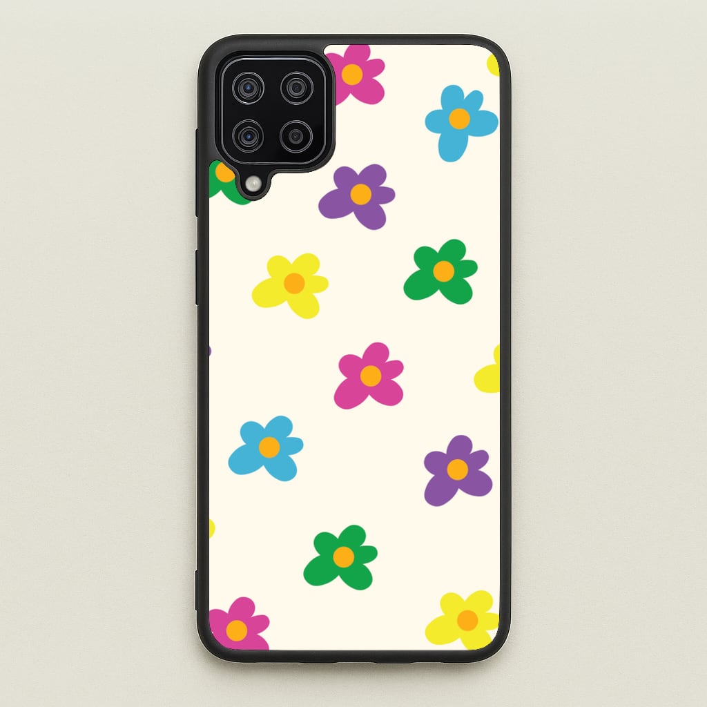 Cute Flower Pattern - Floral - Floral Phone Case for Galaxy A12