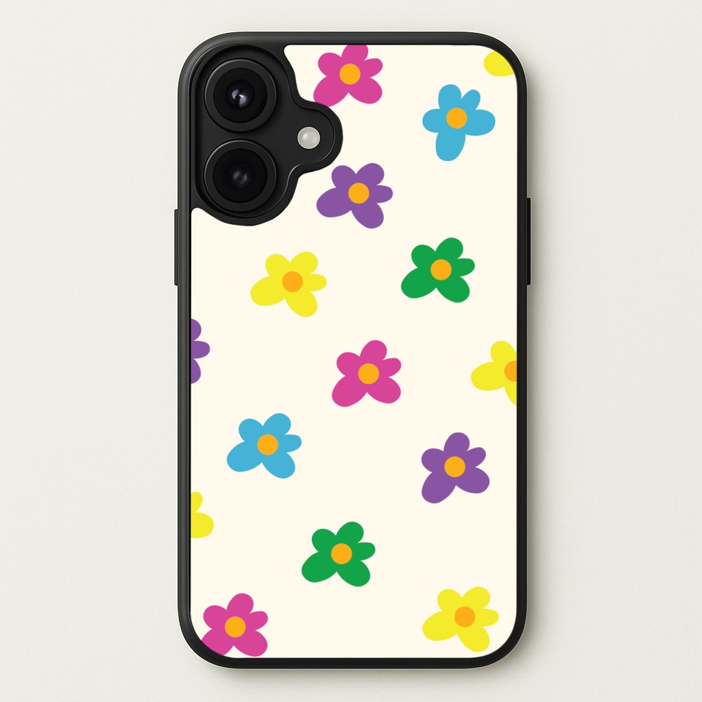 Cute Flower Pattern - Floral Phone Case for iPhone 17