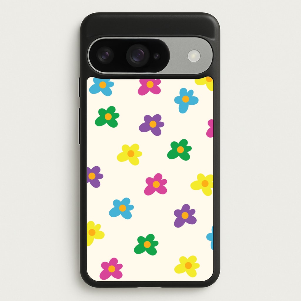 Cute Flower Pattern - Floral Phone Case for Google Pixel 10 / 10 Pro