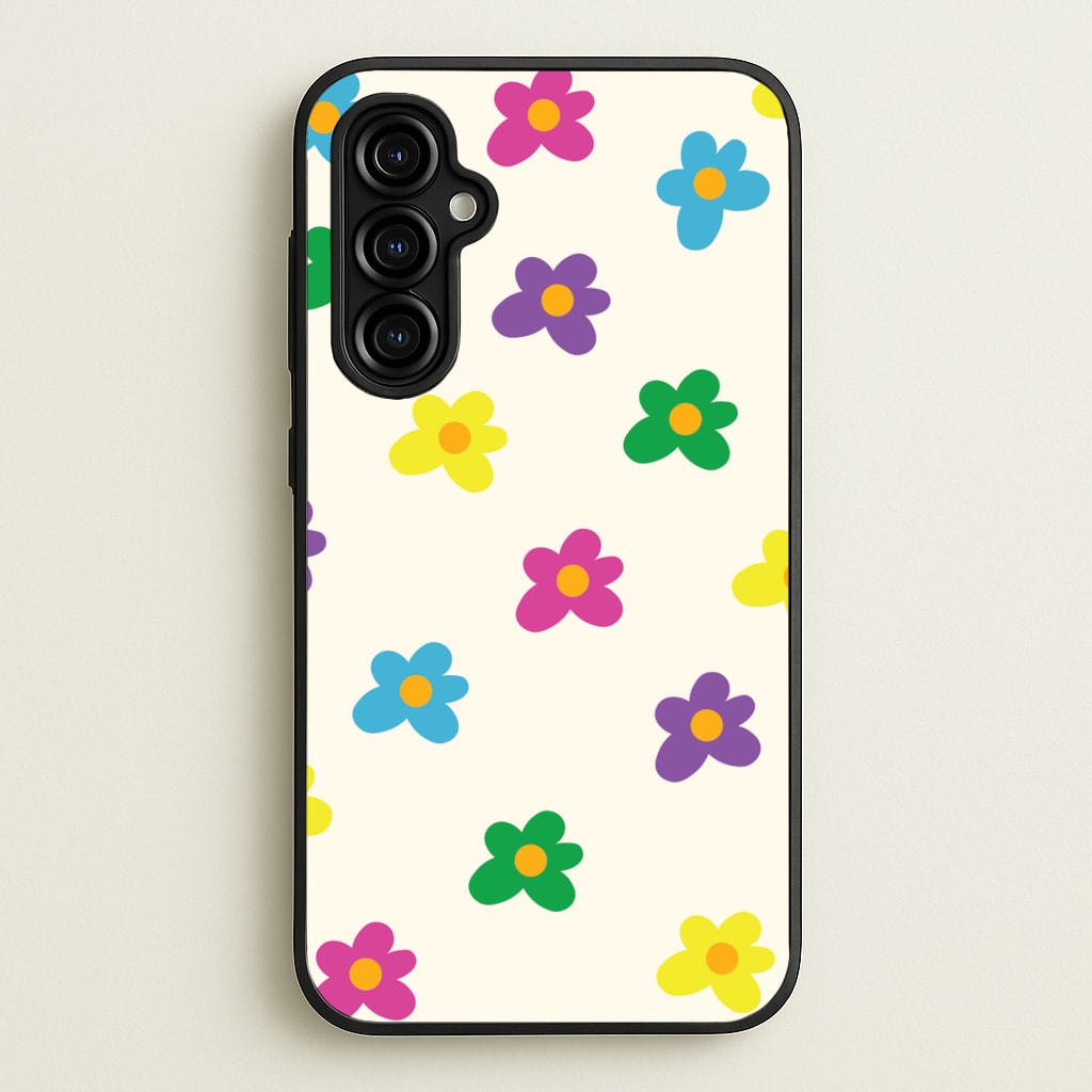 Cute Flower Pattern - Floral - Floral Phone Case for Galaxy A54