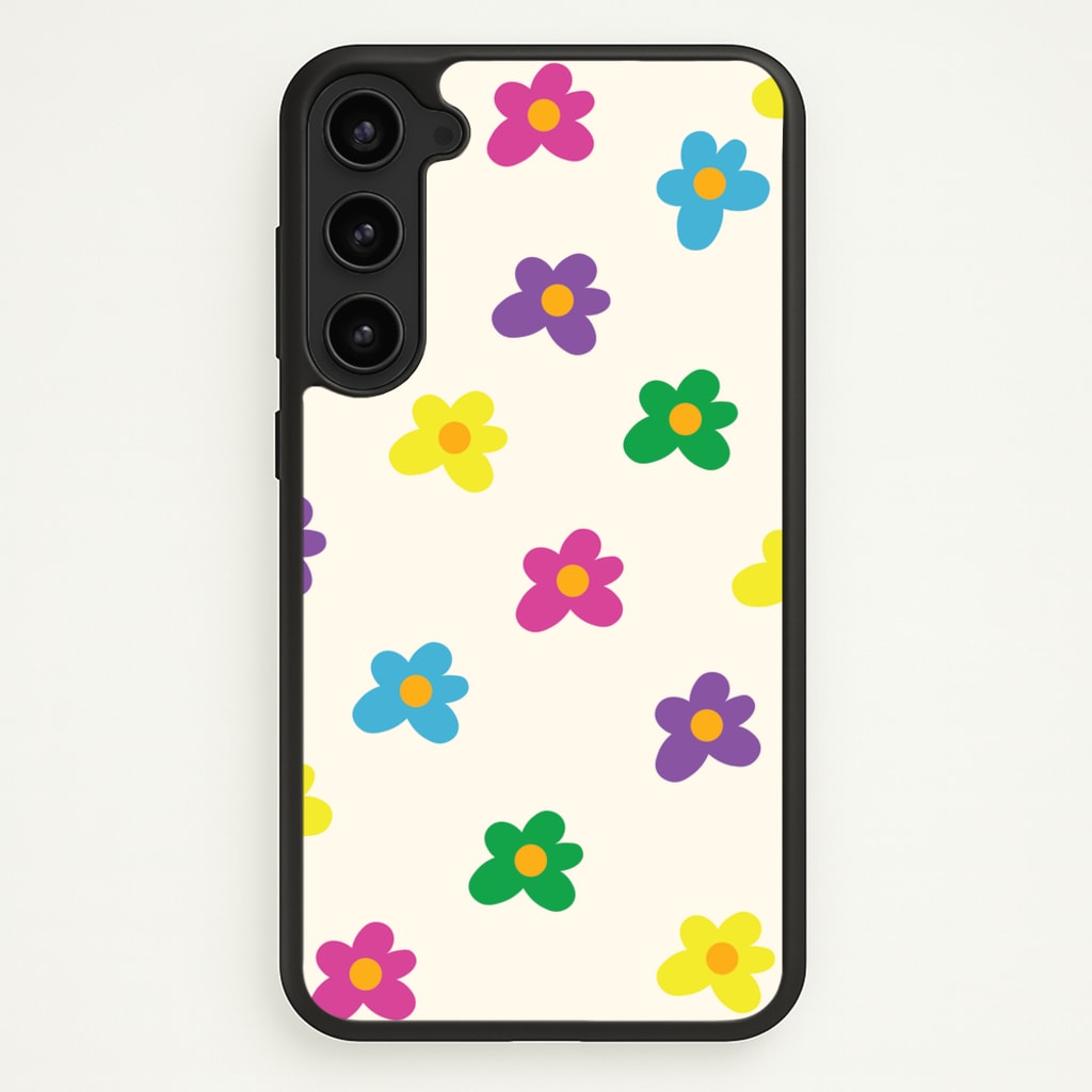 Cute Flower Pattern - Floral - Floral Phone Case for Galaxy S23 Plus