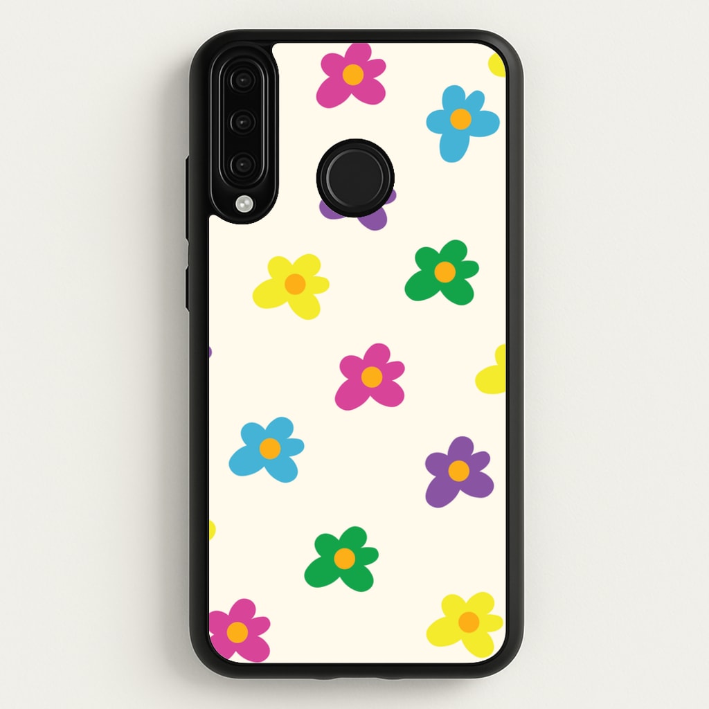 Cute Flower Pattern - Floral - Floral Phone Case for Huawei P30 Lite
