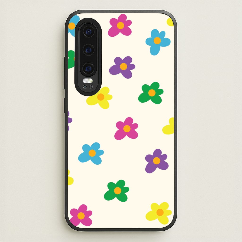 Cute Flower Pattern - Floral - Floral Phone Case for Huawei P30