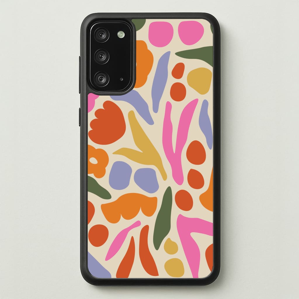 Abstract Floral Pattern - Floral - Floral Phone Case for Galaxy Note 20