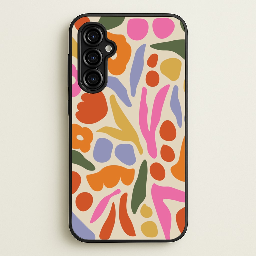 Abstract Floral Pattern - Floral - Floral Phone Case for Galaxy A54
