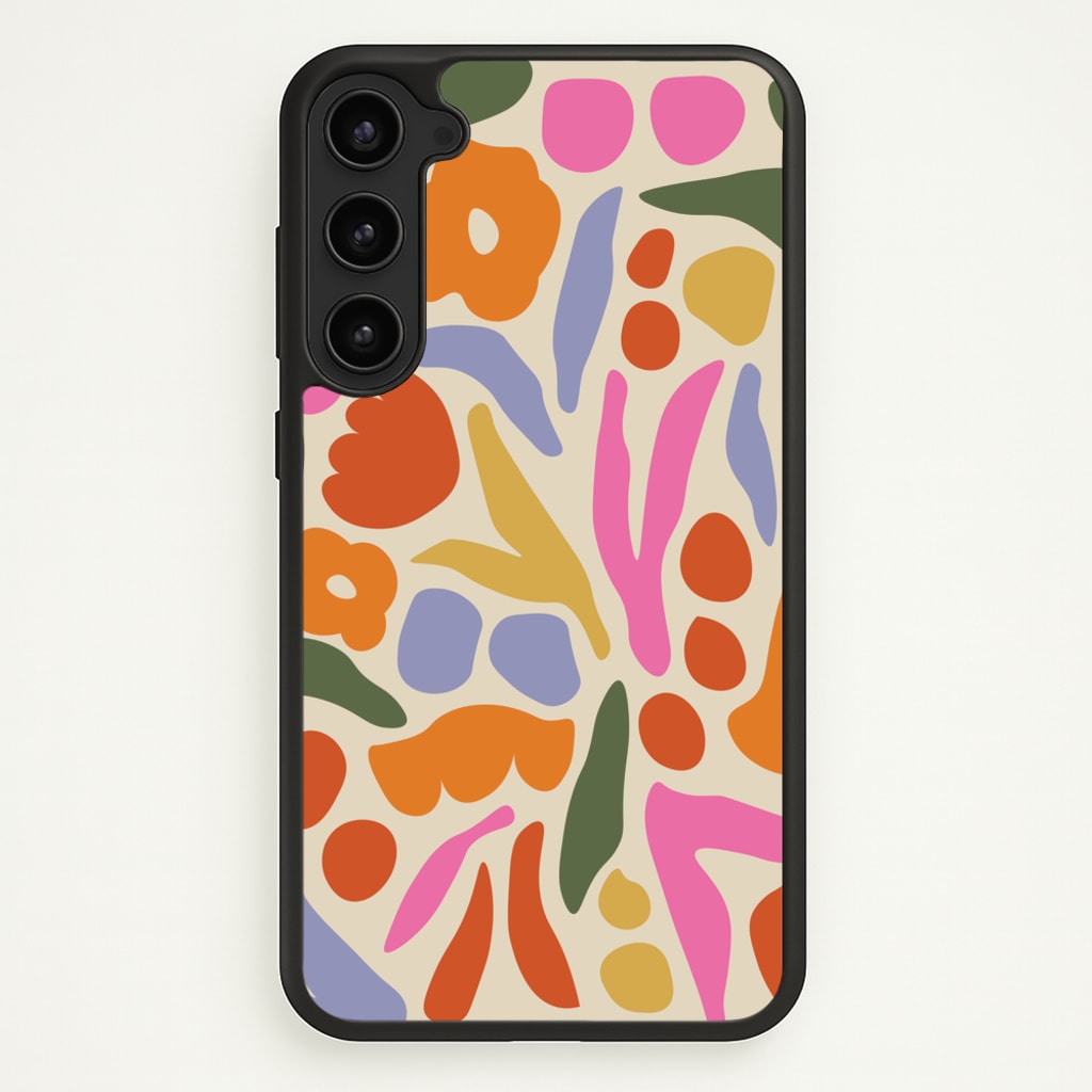 Abstract Floral Pattern - Floral - Floral Phone Case for Galaxy S23