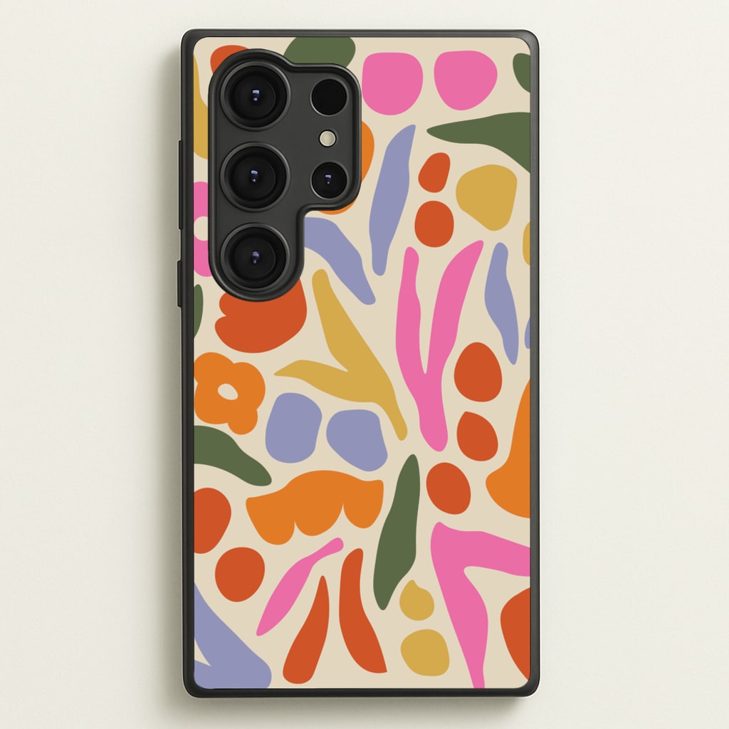 Abstract Floral Pattern - Floral - Floral Phone Case for Galaxy S25 Ultra