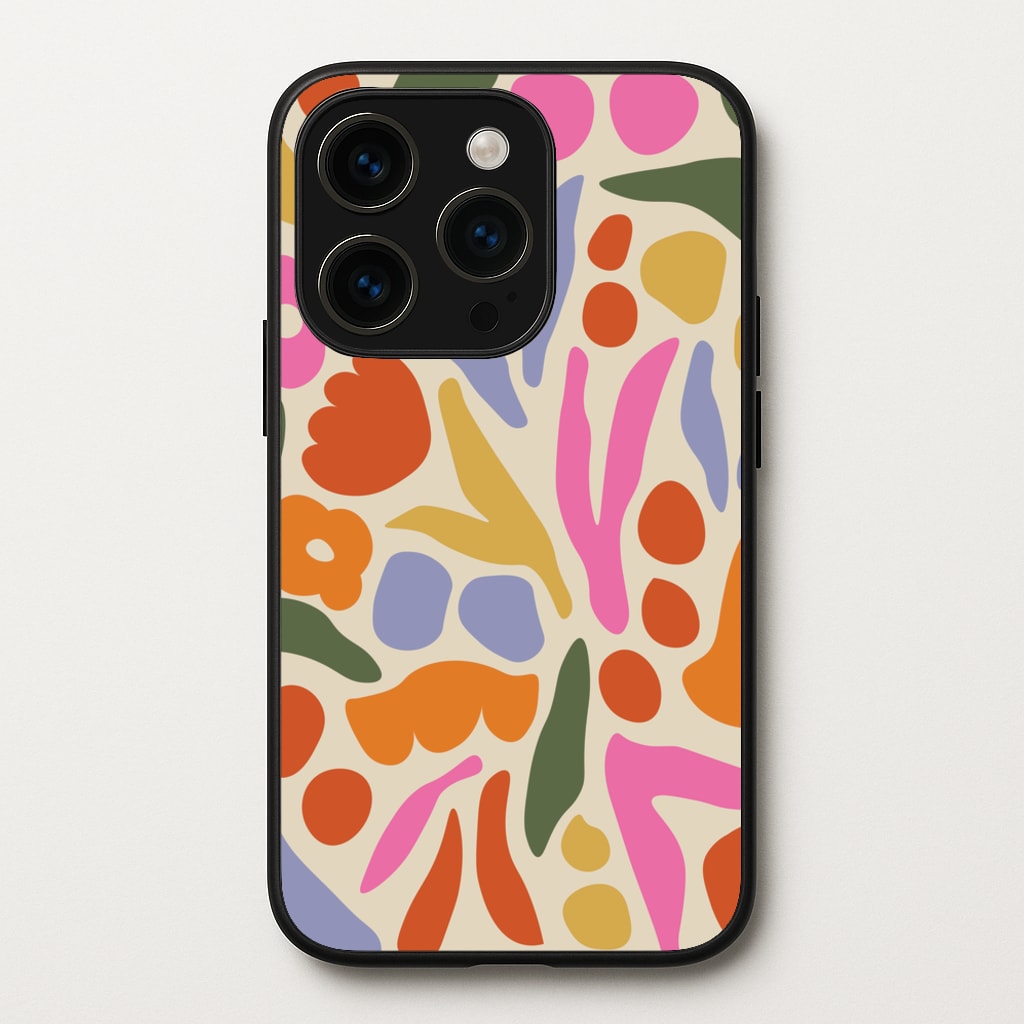 Abstract Floral Pattern - Floral - Floral Phone Case for iPhone 15 Pro