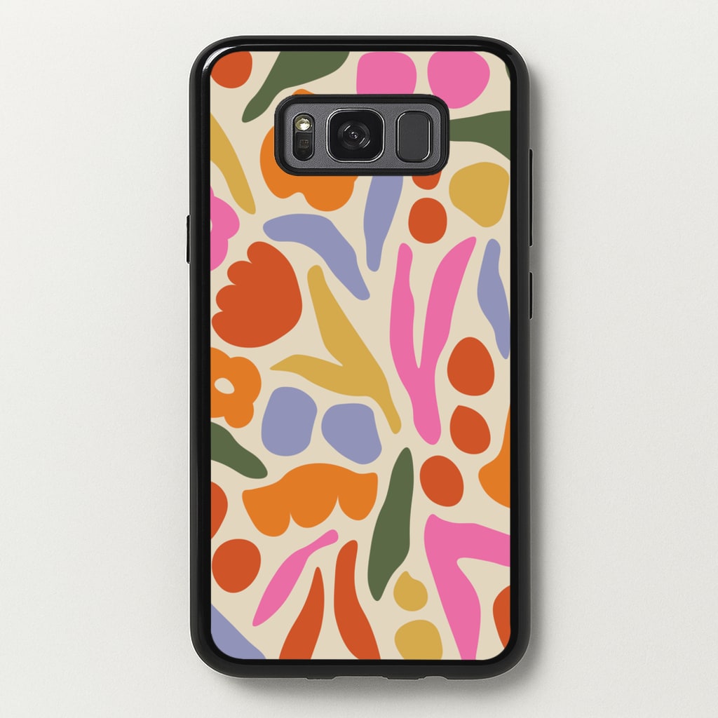 Abstract Floral Pattern - Floral - Floral Phone Case for Galaxy S8