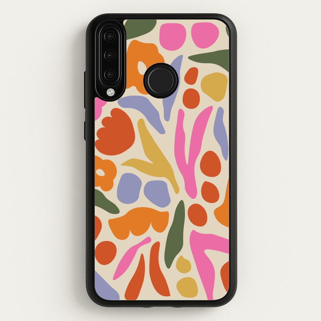 Abstract Floral Pattern - Floral - Floral Phone Case for Huawei P30 Lite