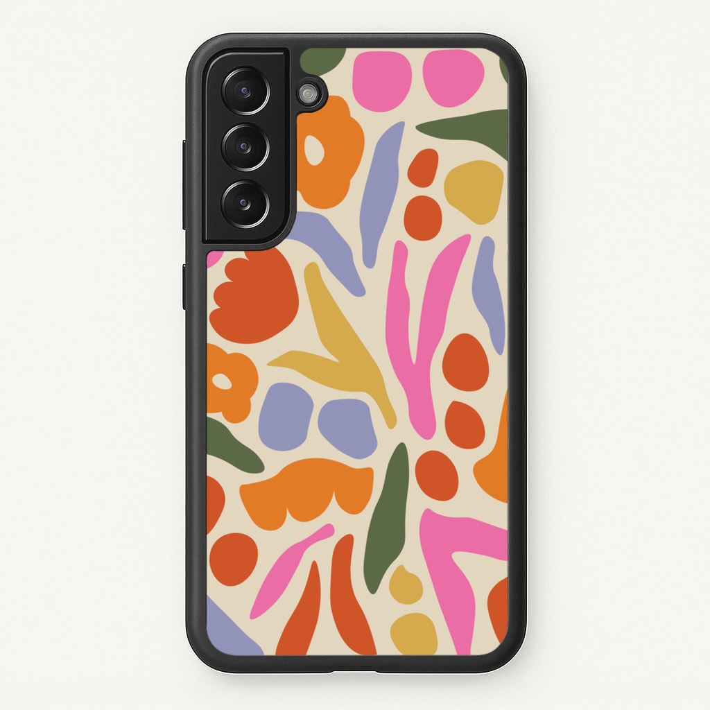 Abstract Floral Pattern - Floral - Floral Phone Case for Galaxy S21FE