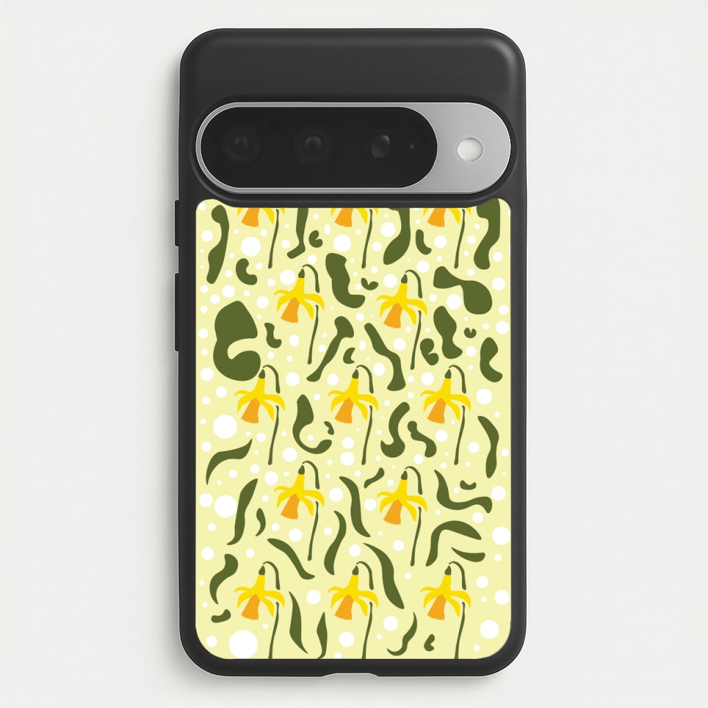 Daffodil Pattern - Floral Phone Case for Google Pixel 10 Pro XL