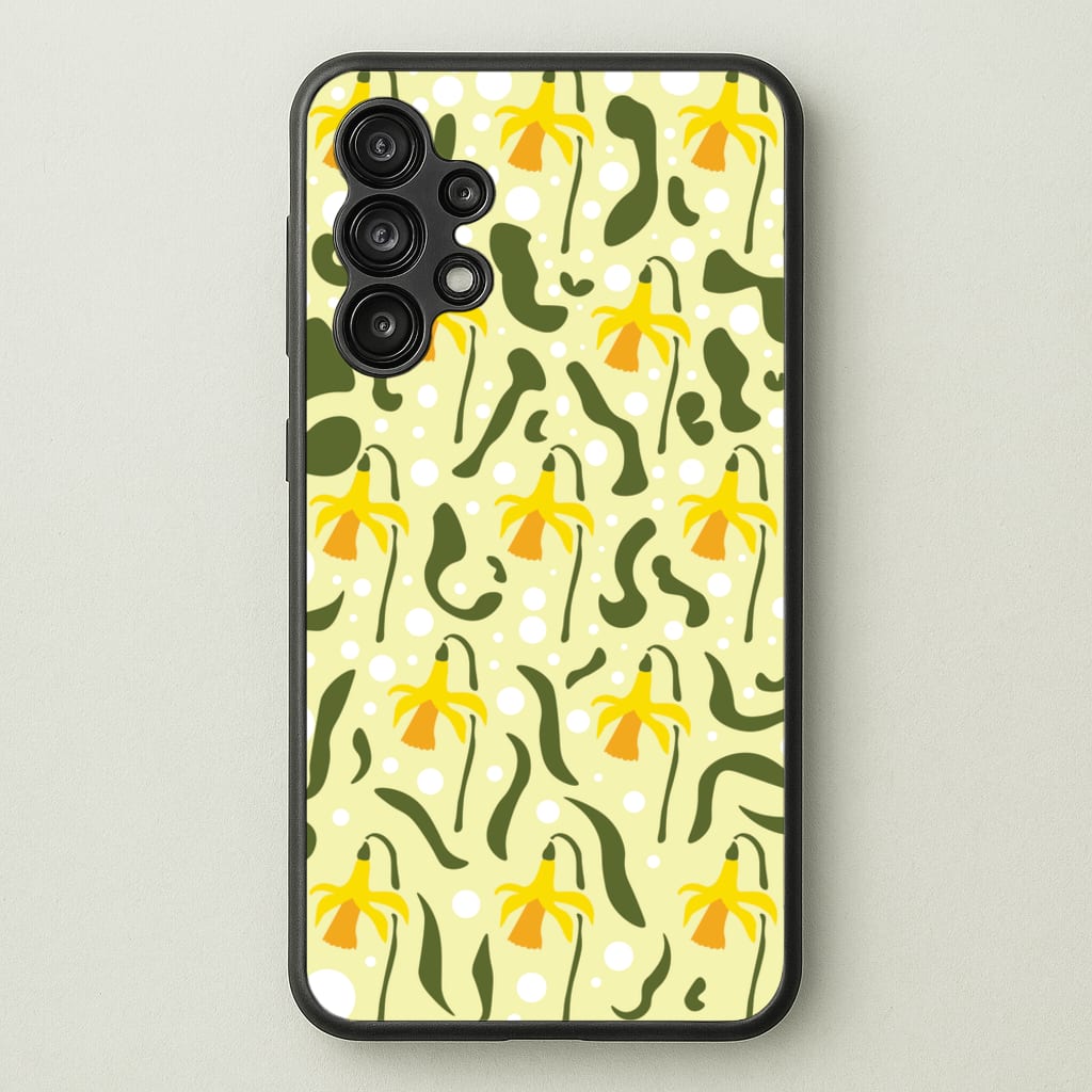 Daffodil Pattern - Floral - Floral Phone Case for Galaxy A13