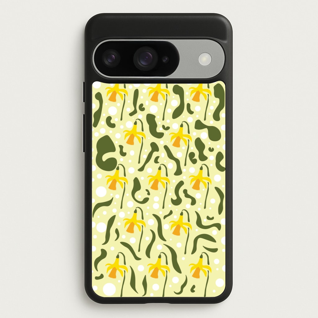 Daffodil Pattern - Floral Phone Case for Google Pixel 10 / 10 Pro