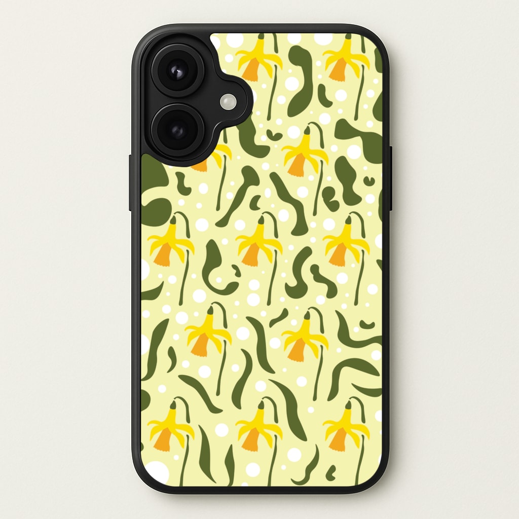 Daffodil Pattern - Floral Phone Case for iPhone 17