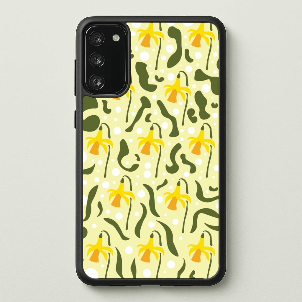 Daffodil Pattern - Floral - Floral Phone Case for Galaxy S20