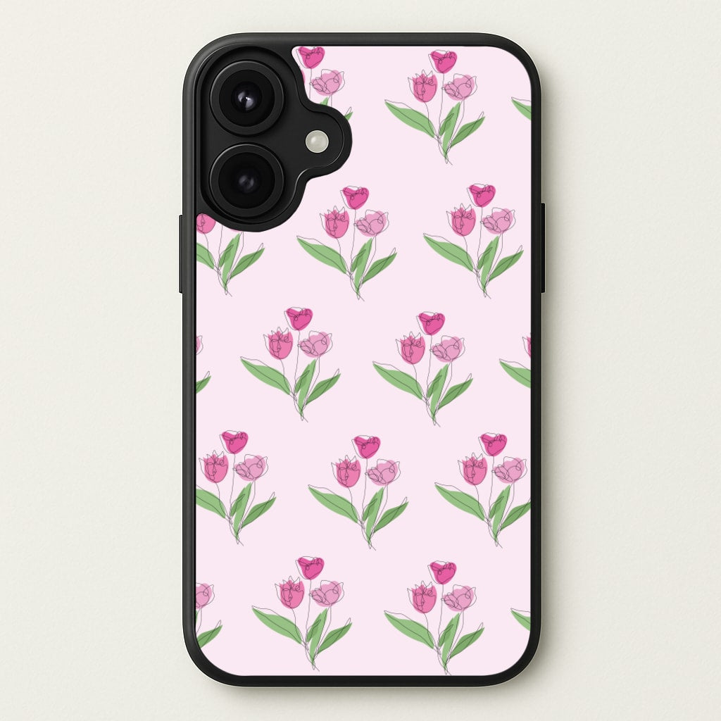 Pink Pattern - Floral Phone Case for iPhone 17
