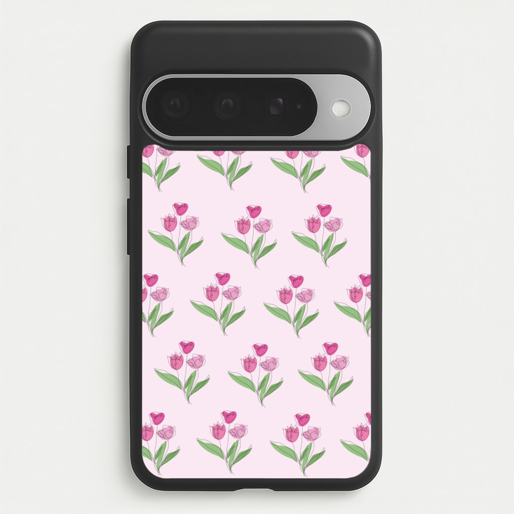 Pink Pattern - Floral Phone Case for Google Pixel 10 Pro XL