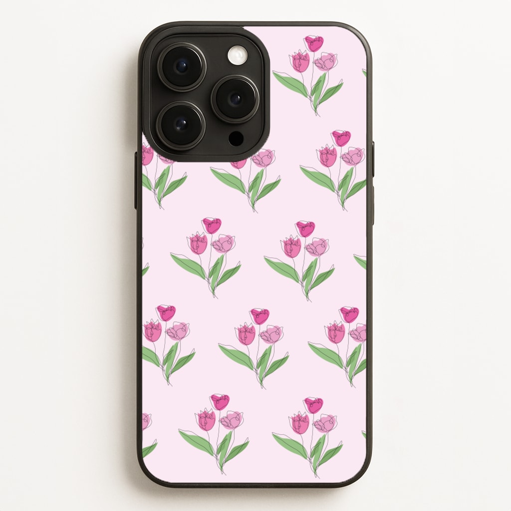 Pink Pattern - Floral - Floral Phone Case for iPhone 12 Pro Max
