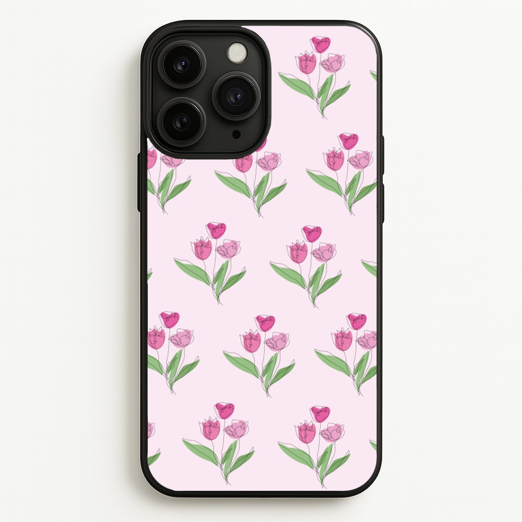 Pink Pattern - Floral - Floral Phone Case for iPhone 11 Pro